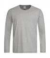 Heren T-shirt Lange Mouw Stedman ST2500 Classic Grey Heather